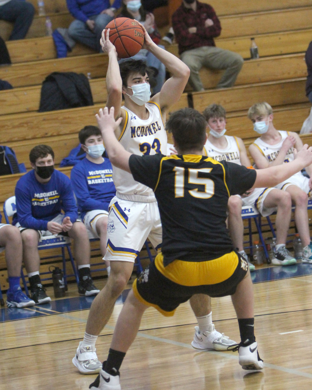 Cadott at McDonell boys basketball 1-18-21